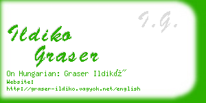 ildiko graser business card